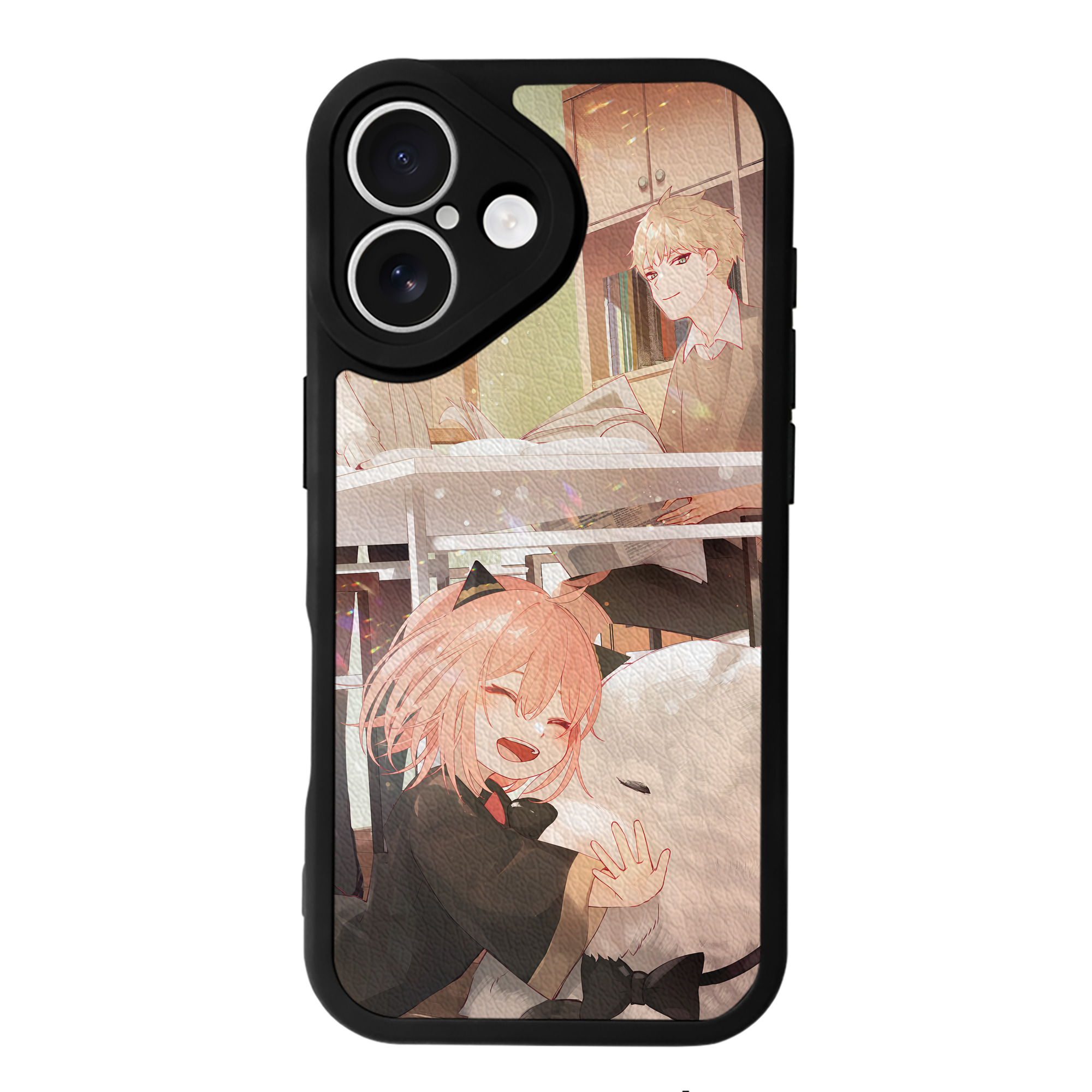 （画像用） SPY×FAMILY间谍家家酒 【iPhone 16シリーズ対応】シリコンスマホケース（レザー調） 材質：シリコン